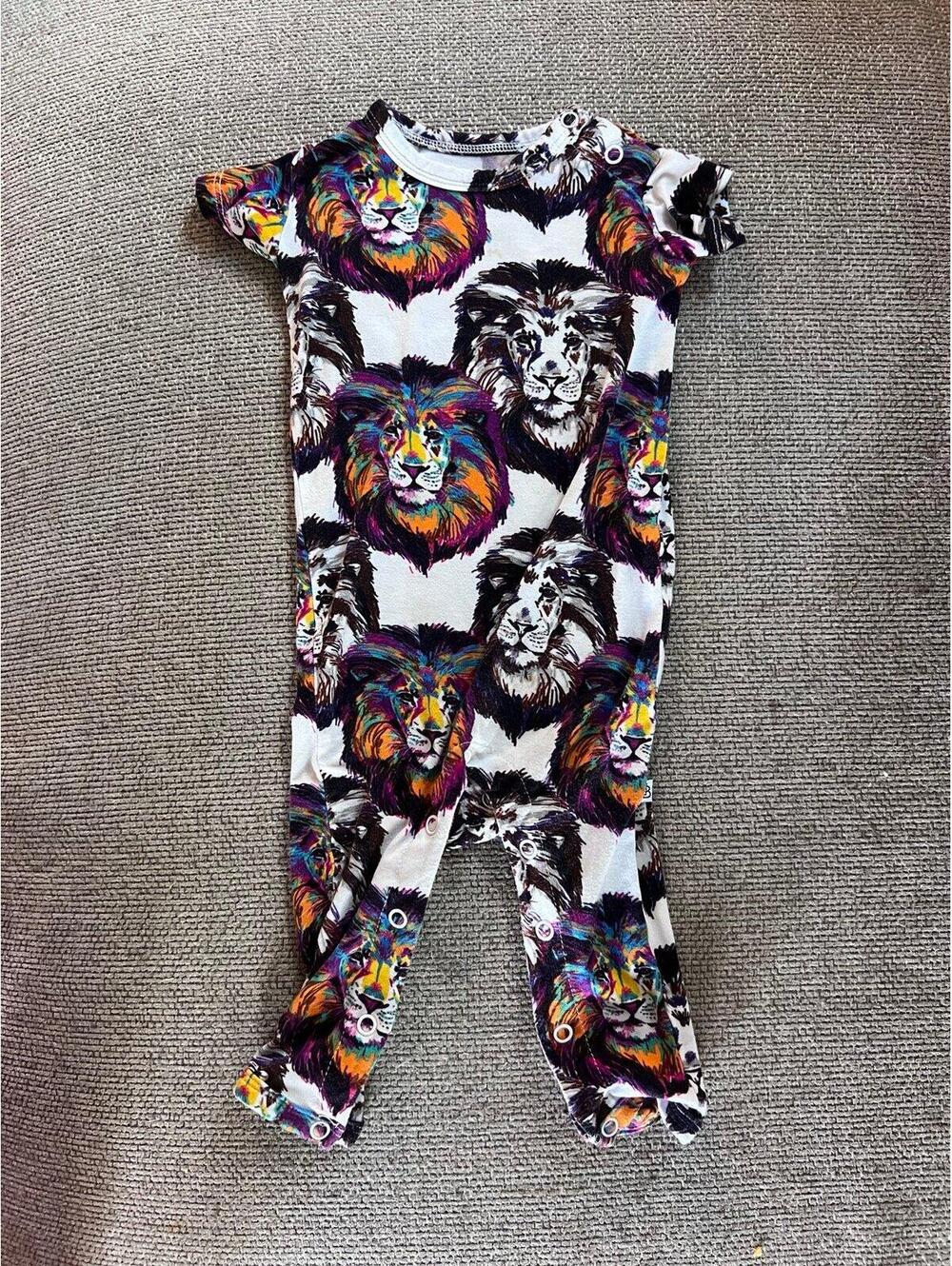 Little Bum Bums Bamboo Lion Romper
